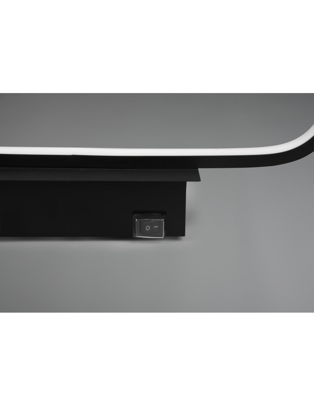 Moderne LED-Badezimmer-Wandleuchte Gianni Schwarz IP44 Trio Lighting