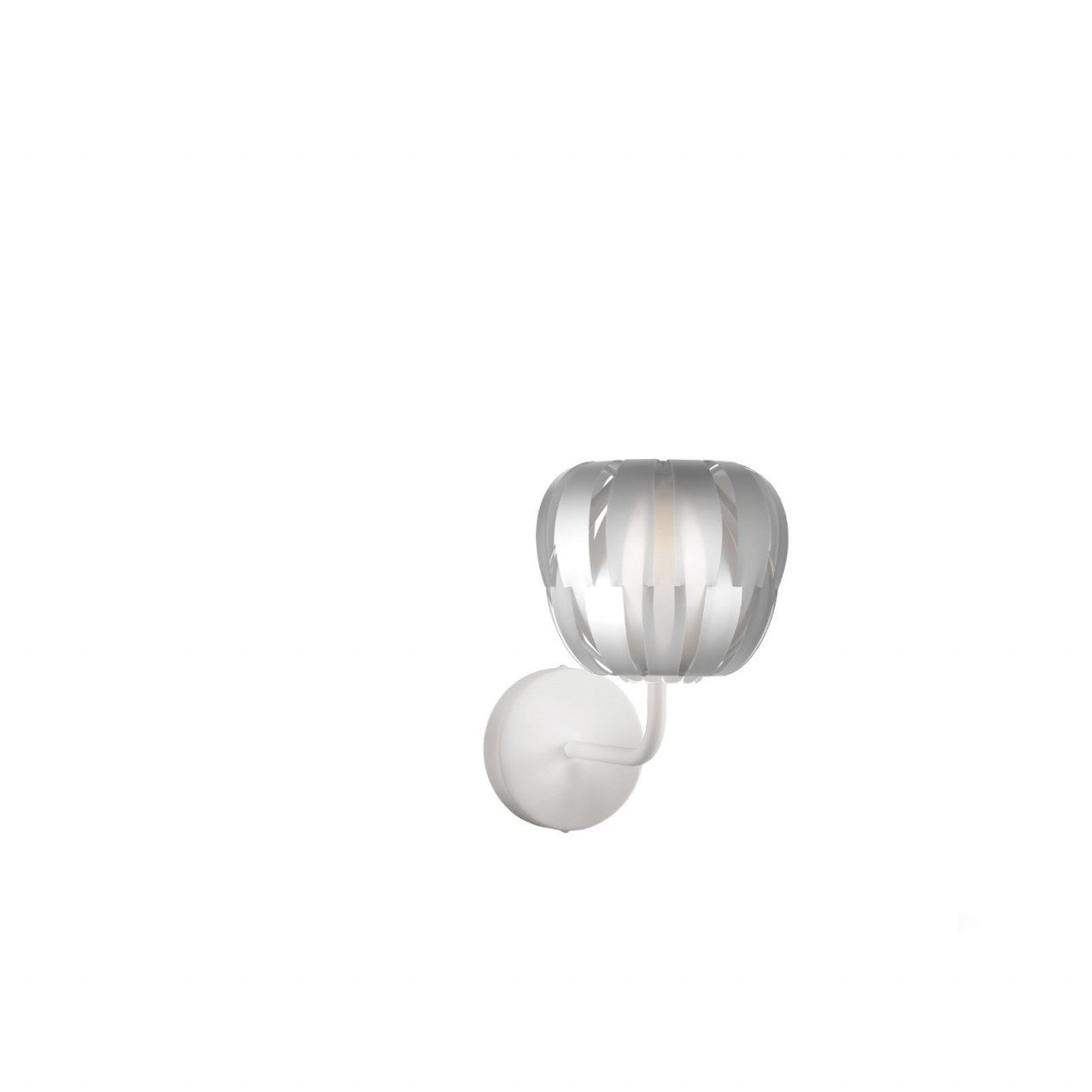 Silberapplikation aus Metall cm. 19 x 25 x 26h