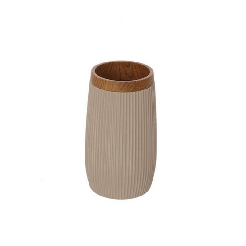 Taubengrauer Zahnbürstenhalter aus der London-Serie