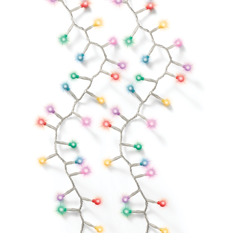 Weihnachtsbeleuchtung Cherry 500 LED 11m mehrfarbig sanft