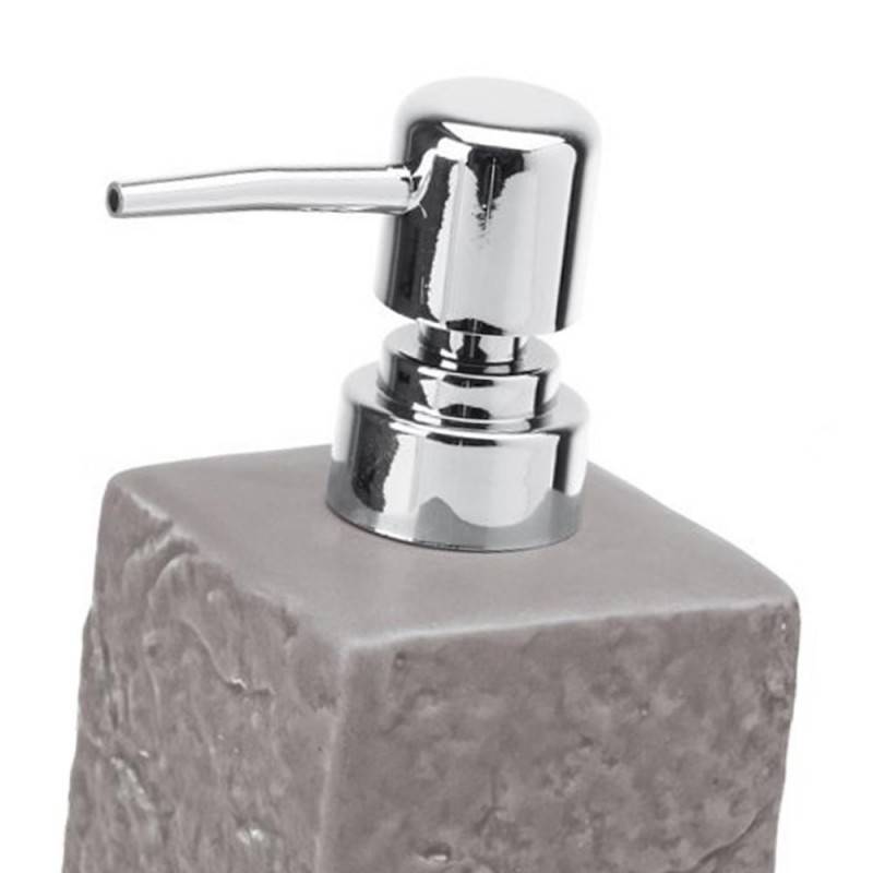 Grauer Seifenspender aus der Petra-Serie