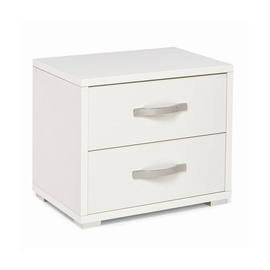 Comodino mit 2 weißen Fächern, aus Holz, nicht mehr als 36x52xH 43