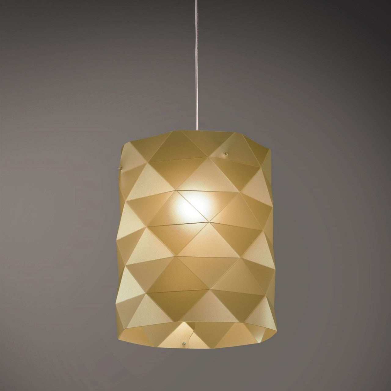 Neue goldene Aufhängung aus verchromtem Metall cm. 27 x 32 Stunden