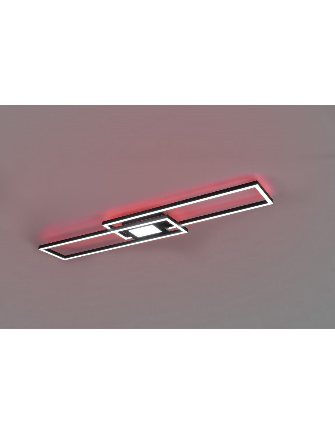 Bebauer Plafoner Rechtecke Rechtecke Doppelt Ausgabe Led Ganado Black Trio Lighting