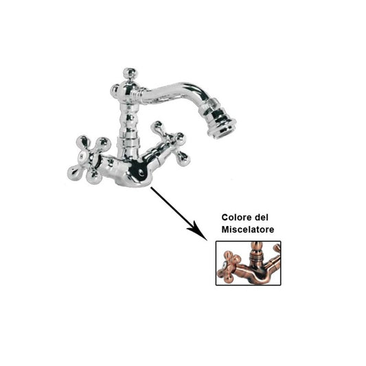 Bidet-Mischbatterie mit Antik-Kupfer-Finish