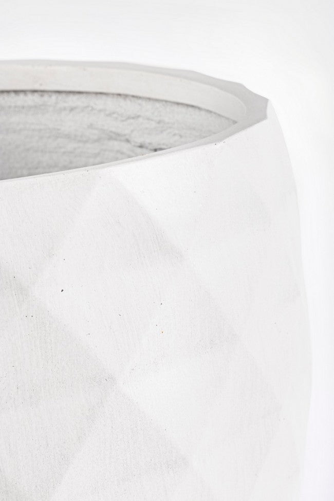 Set2 P.Pyramid Vase Schale Weiß