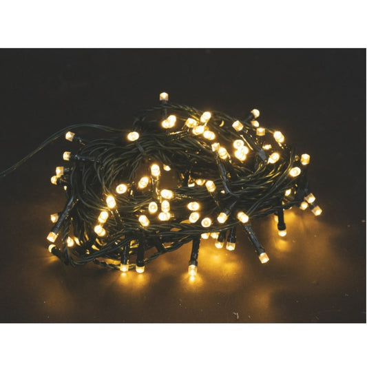 Lichterkette 2000 Led warm weiße Farbe 8 Funktionen für Outdoor 80 Meter Euronatale