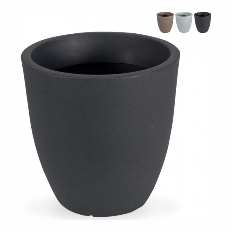 Runder Blumentopf Ø 50 cm hoch Topflappen Design Garten Terrasse Orione