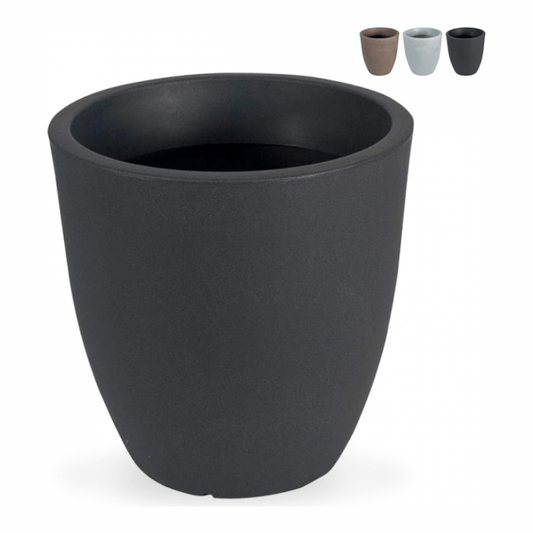 Runder Blumentopf Ø 50 cm hoch Topflappen Design Garten Terrasse Orione