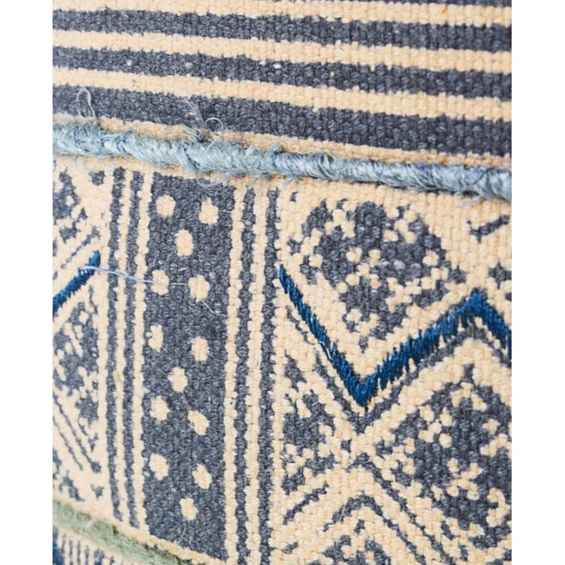 Ethnische Stil Baumwollpuff TILAK Schnorchel Durchmesser 50x h35 cm