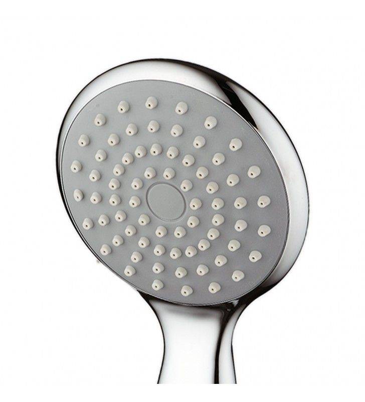 Keros Chrom-Handbrause mit Einzelstrahl-Antikalk-Technologie.