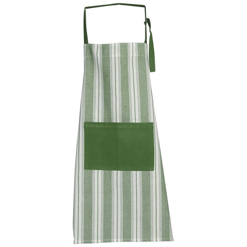 Grüne Baumwollschürze