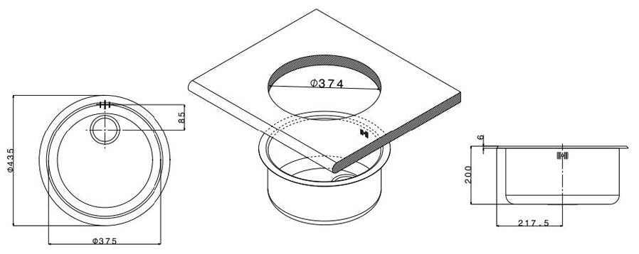 Mm. Unterotop D. 435 Mm