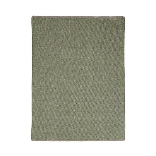Grüner Outdoor-Teppich aus handgefertigter Kunstfaser 170x240