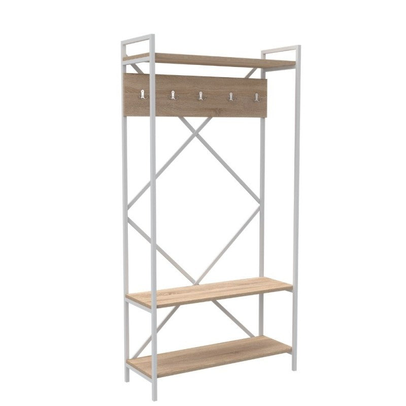 Kleiderbügel, Edelmetall, Kleidung 90x35xh.180 cm