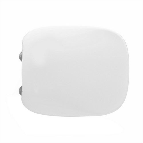 Weißer Illusion-Toilettensitz