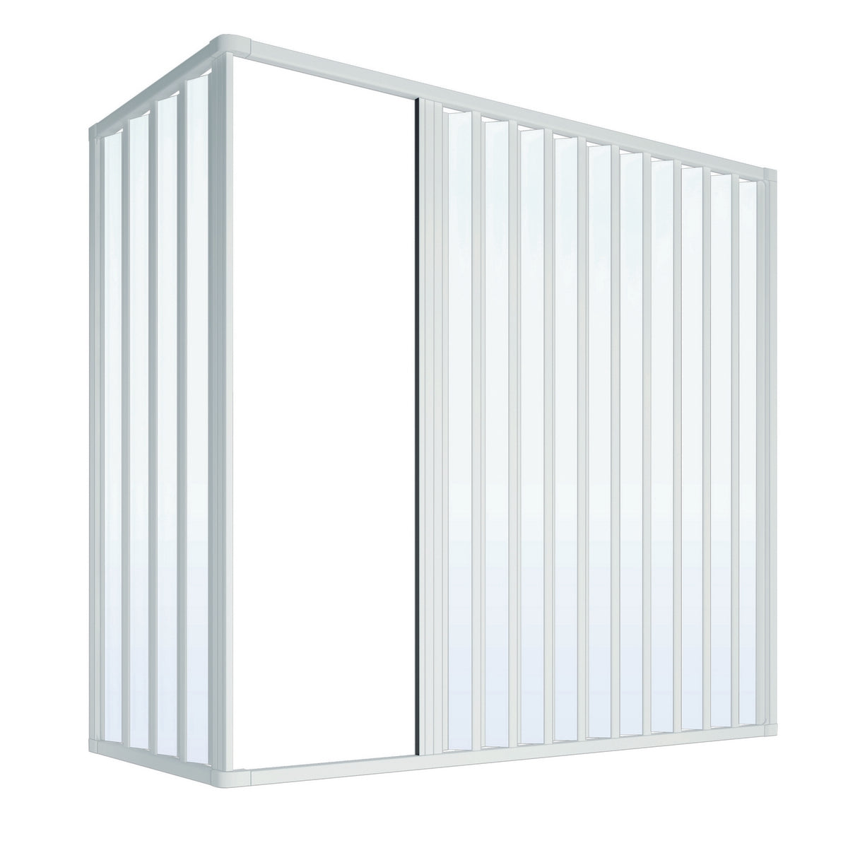 Box Vasca Soffietto 2 Late Riducable Mod. Mery Lux