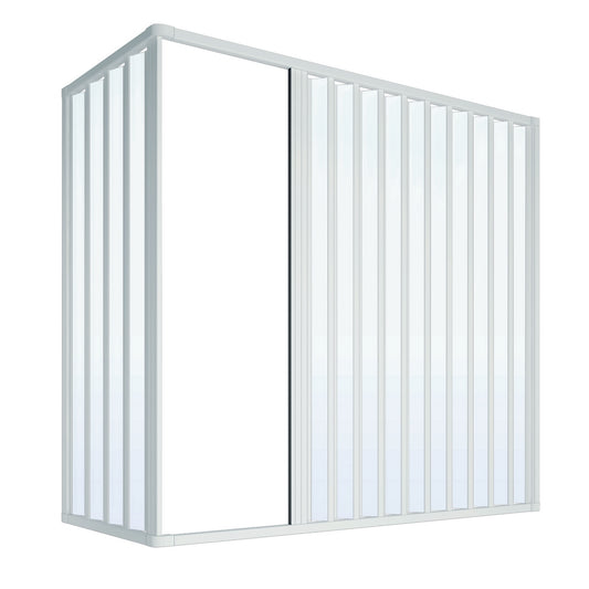 Box Vasca Soffietto 2 Late Riducable Mod. Mery Lux