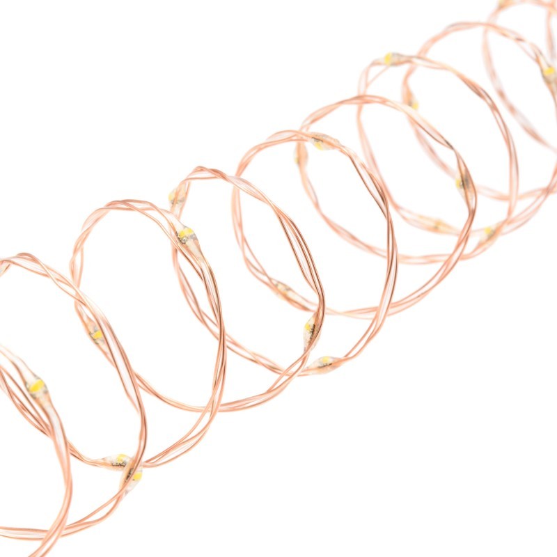 PL 500 MicroLED-Kette Spule 25 m warmweißes Kupferkabel