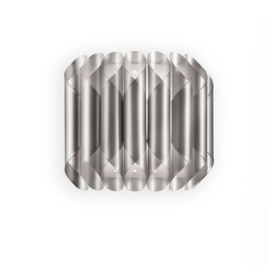 Moderne Wandleuchte Silber Cm. 32 x 16 x 30h