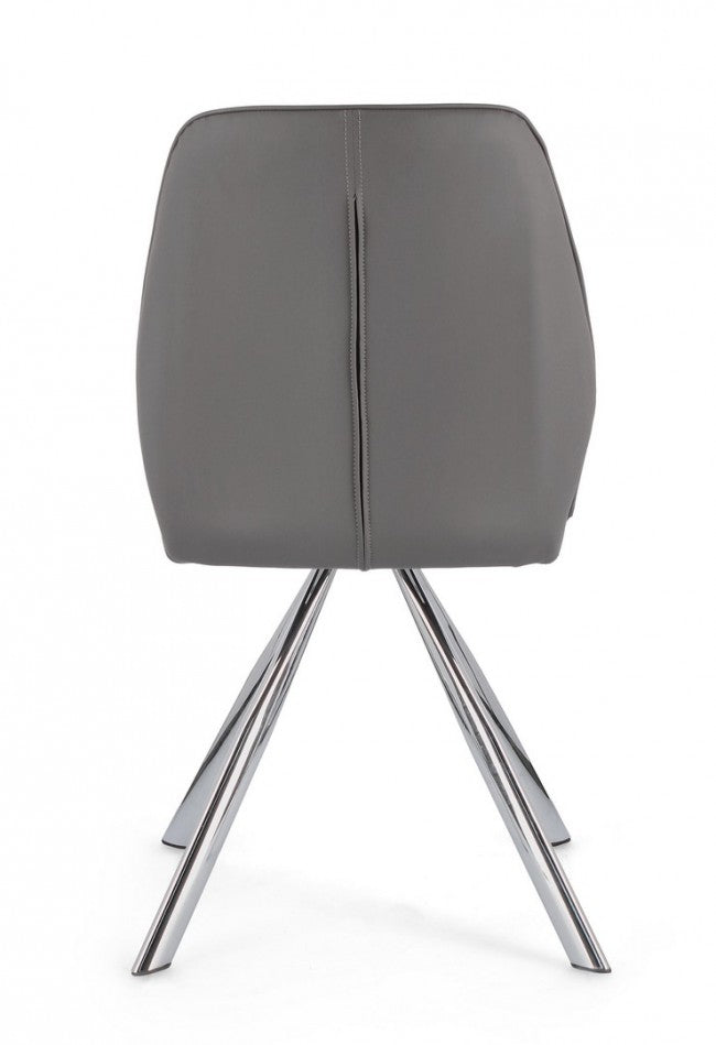 4x Stuhl Maxwell Pu Grau