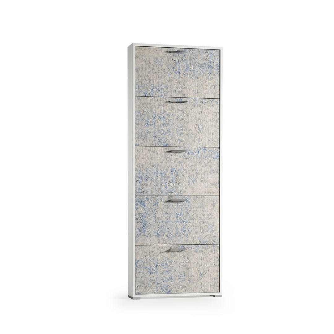 Scarpiera Con Cinque Ante Bis 15 Paia Di Scarpe weiß leizu