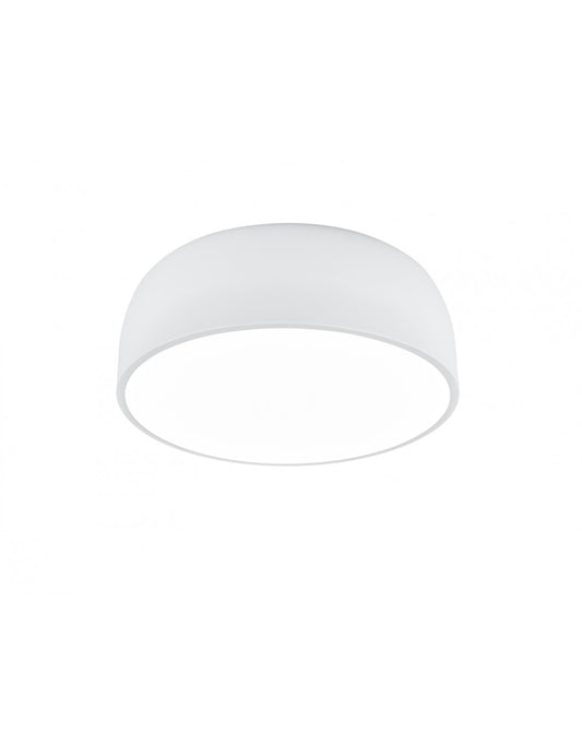 Moderne runde Deckenleuchte 4 Lichter Baron Matt White Trio Lighting
