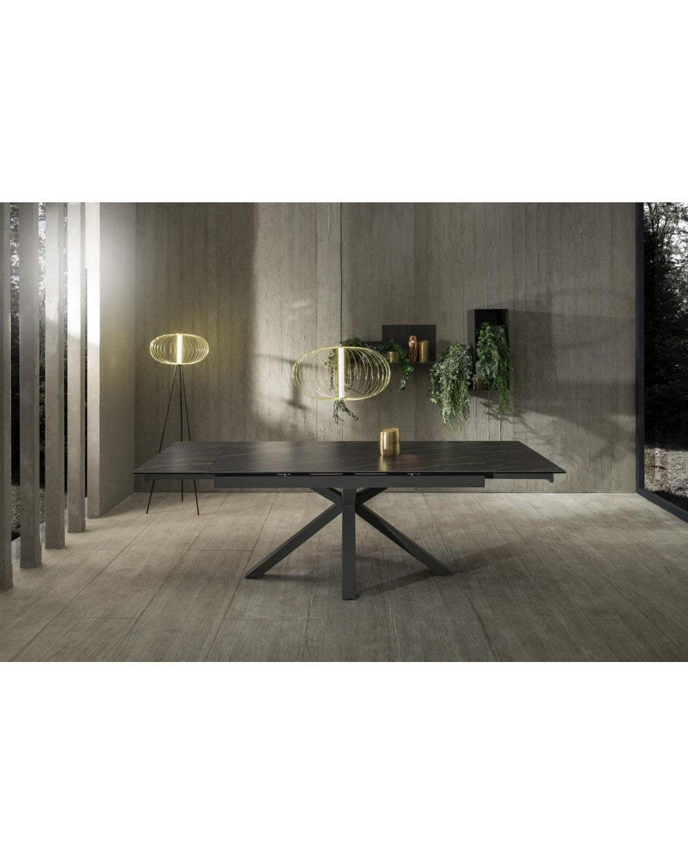 Ausziehbarer Tisch 160 - 240 x 90 cm - Keramik 1