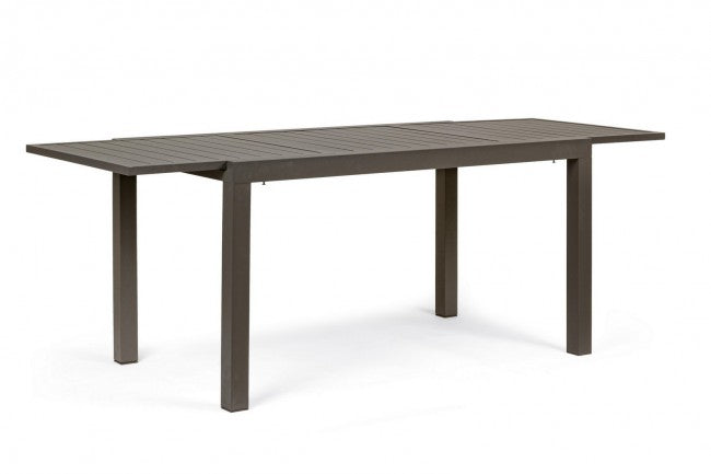 Ausziehbarer Aluminium Außentisch Caffè HILDE YK14 140-210x77x h75 cm