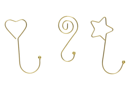 Packung mit 12 Haken für Kugeln oder Dekorationen