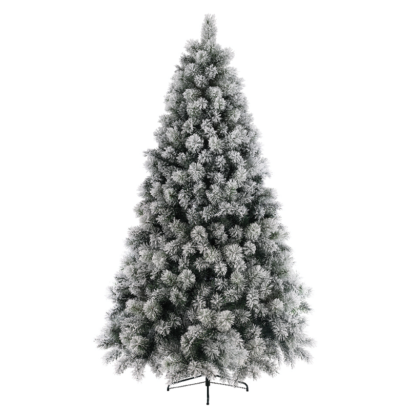 Schneebedeckter Vancover-Weihnachtsbaum H 180 x Ø102 cm