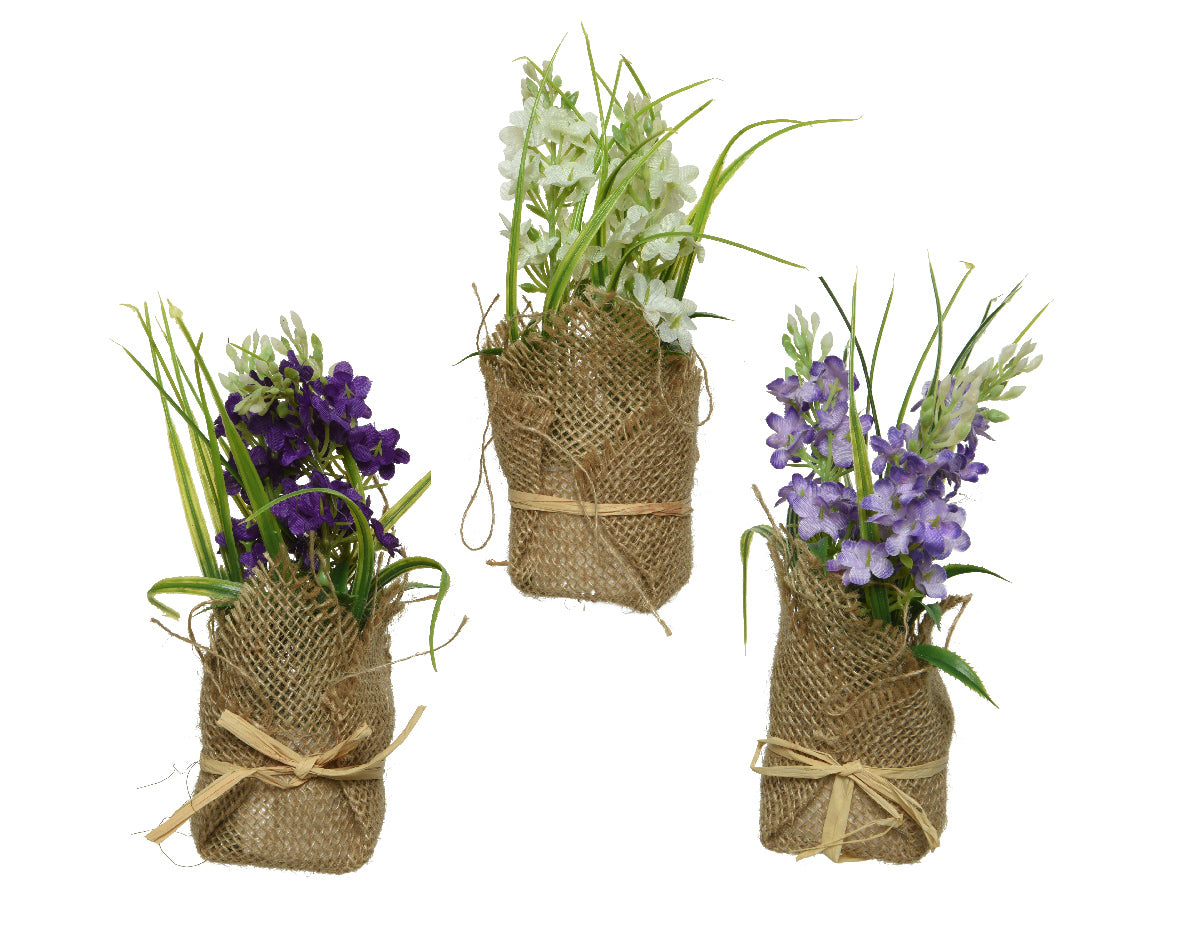 Polyester-Blumen aus Polyester, mit einem Bänder zusammengefernt