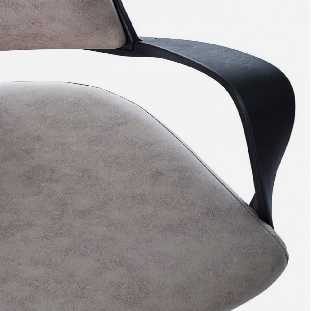 Chefbürosessel „Bart“ aus grauem Stoff