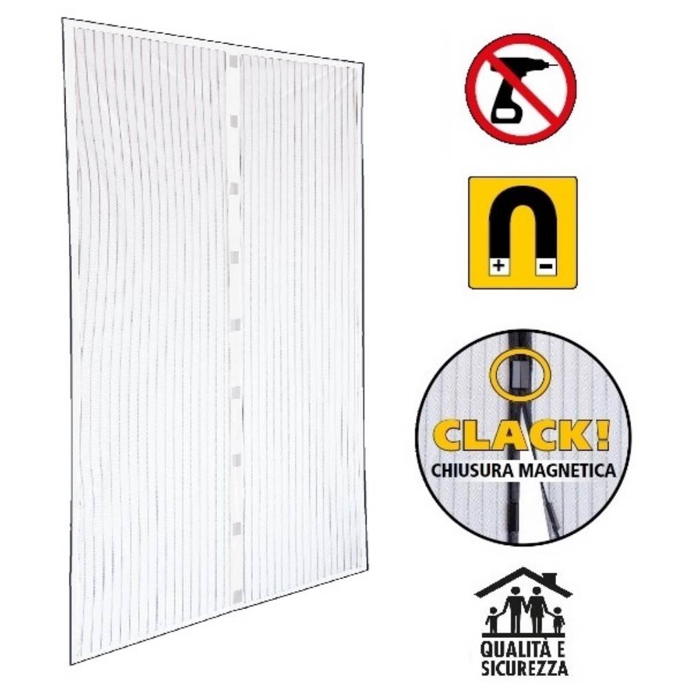 Moskitonetz ECCO MAGNET 120X160 WHITE X FINEST