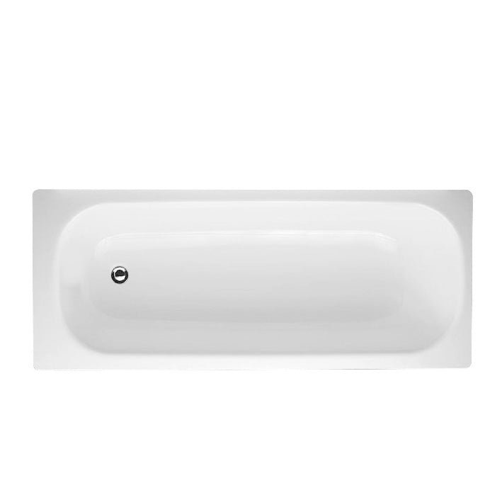 Weiß emaillierte Wanne 160x70 cm