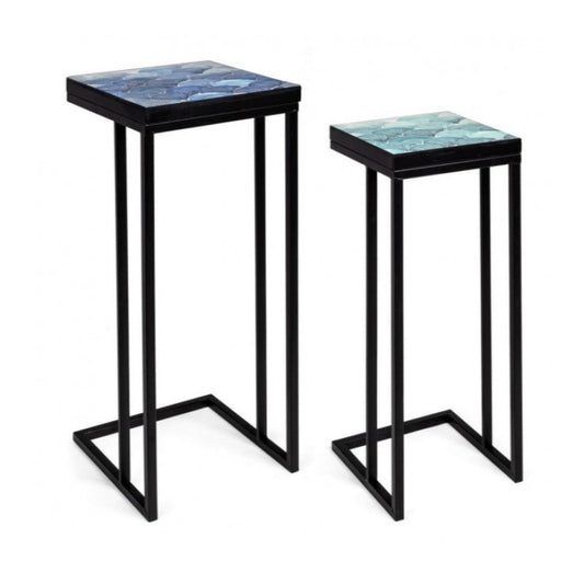Set moderne Couchtische Industrie Dekor pz 2