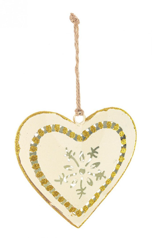 12 -fache Flaky Cuore Oro Anhänger