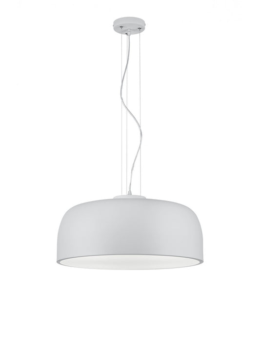 Suspension von Cucine Moderne Calotta Metallica 4 Luci Baron Bianco Trio Lighting