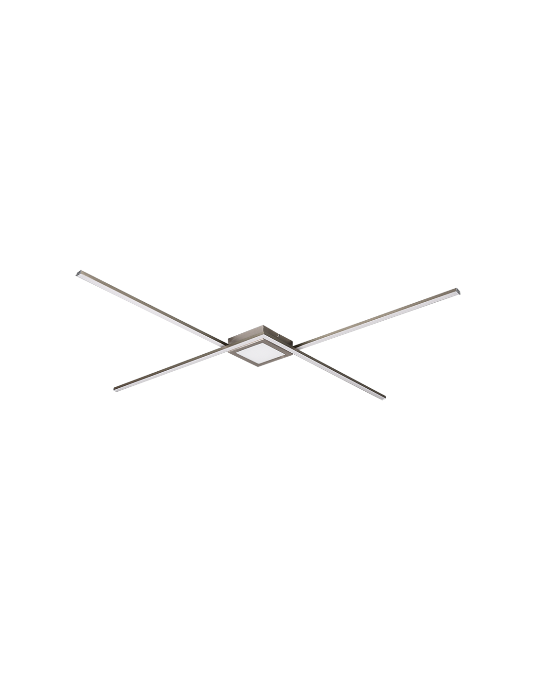 Deckenleuchte Oxford Rods Led X Nickel Opaque Trio Beleuchtung
