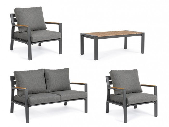 Gardine Set Ernst antracite