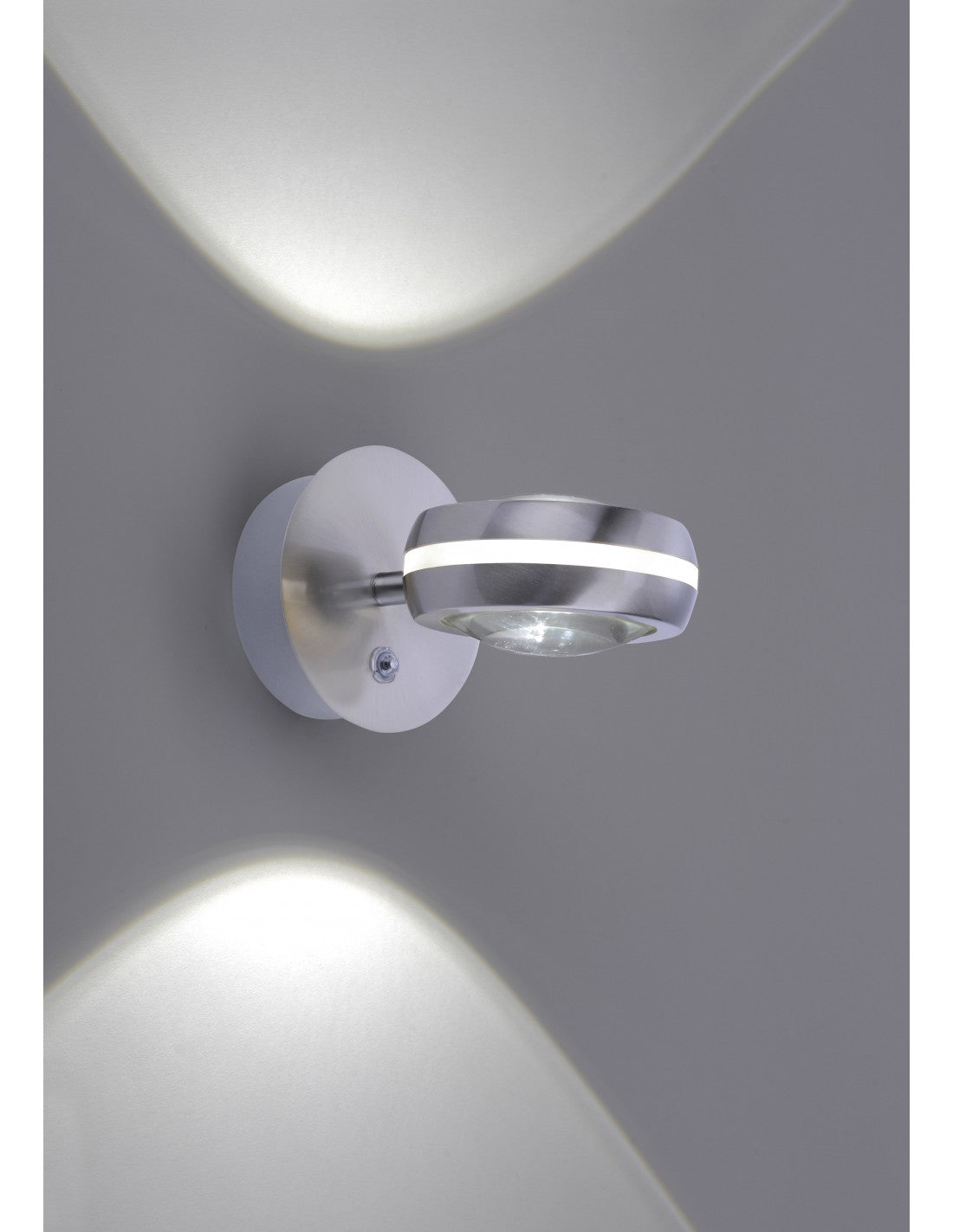 Applique Vista Led Orientable Deinable Rgbw Nichel Ø11 cm Trio Lighting