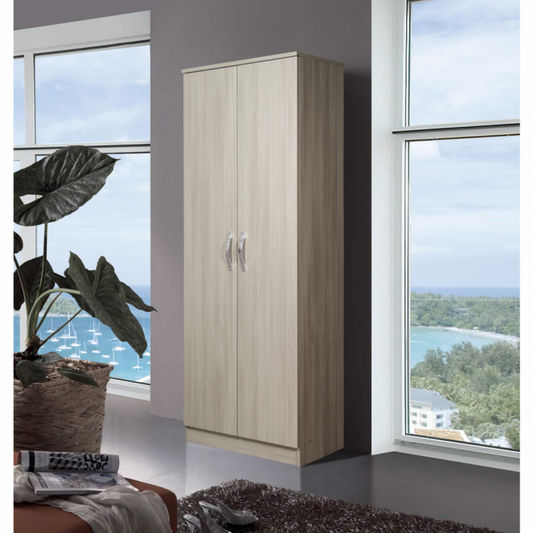 Schuhregal 2 Türen 5 Regale 71 x 38 x 182h cm Bausatz