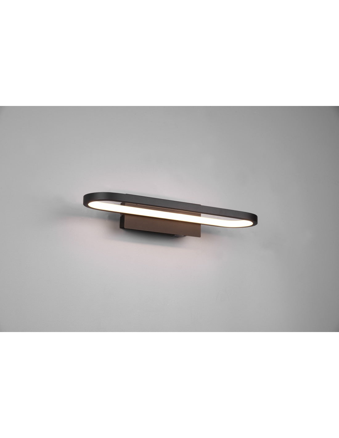 Moderne LED-Badezimmer-Wandleuchte Gianni Schwarz IP44 Trio Lighting