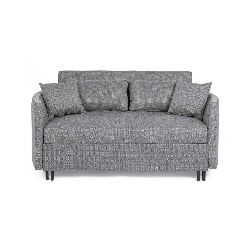 CLAYTON Zweisitzer-Schlafsofa Grau 166x88x H84 cm