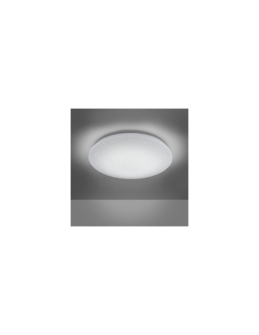 Deckenleuchte Modern Led RGB Star Sky Effect Charly Weiß Ø50 cm Trio Beleuchtung