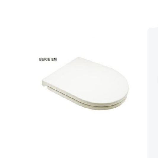 Mattbeiger Toilettensitz