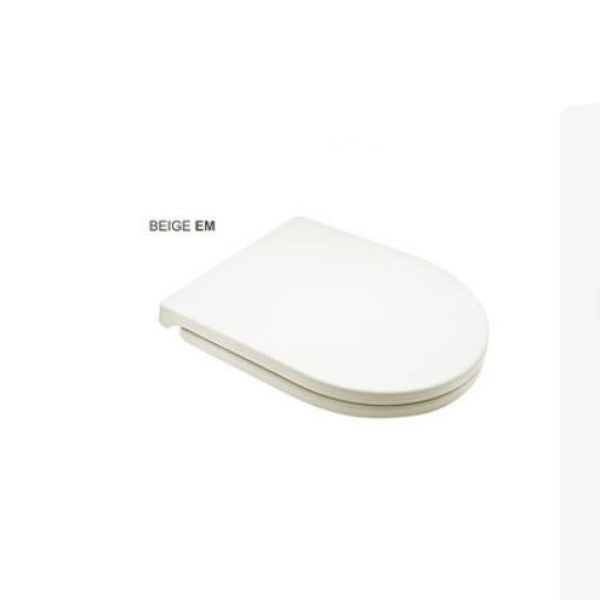 Mattbeiger Toilettensitz
