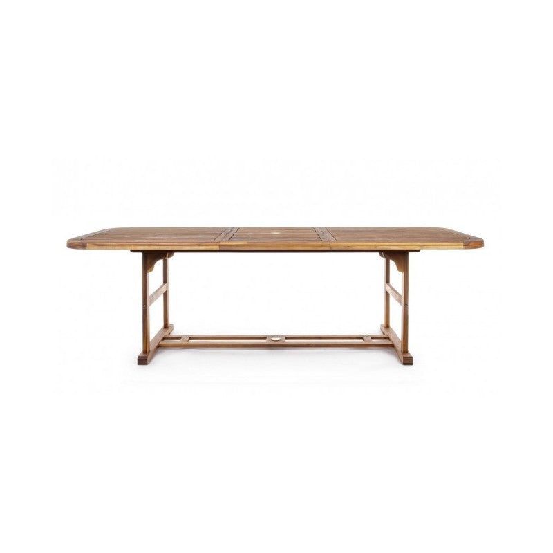 Outdoor Tisch Noemi ausziehbares Holz 180-240x100x h 74cm