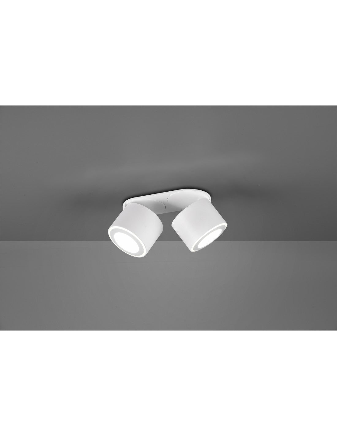 Deckenleuchte 2 LED-Spots L18 cm Taurus White Trio Lighting