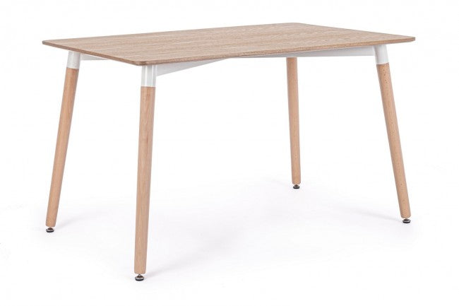 Holztisch im Naturstil 120x80